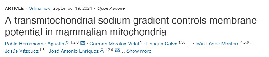 線粒體鈉梯度控制哺乳動(dòng)物線粒體膜電位
線粒體鈉梯度控制哺乳動(dòng)物線粒體膜電位