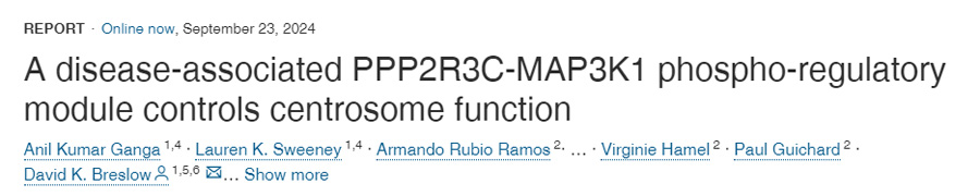 與疾病相關的PPP2R3C-MAP3K1磷酸調節(jié)模塊控制中心體功能
與疾病相關的PPP2R3C-MAP3K1磷酸調節(jié)模塊控制中心體功能