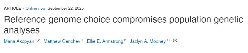 參考基因組的選擇影響群體遺傳學(xué)分析的可靠性 參考基因組的選擇影響群體遺傳學(xué)分析的可靠性