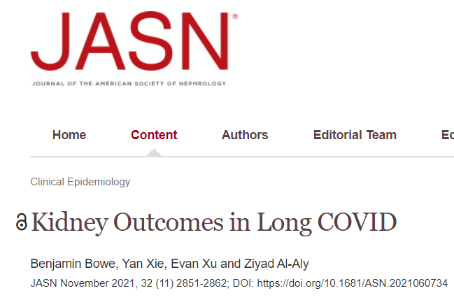 研究表明新冠感染者表現(xiàn)出更高的急性腎損傷風險