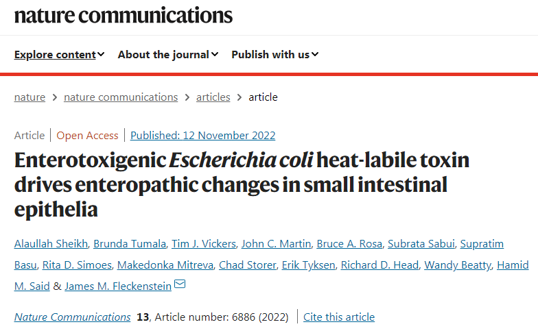 研究發(fā)現(xiàn)大腸桿菌會(huì)破壞腸道，導(dǎo)致?tīng)I(yíng)養(yǎng)不良和發(fā)育不良