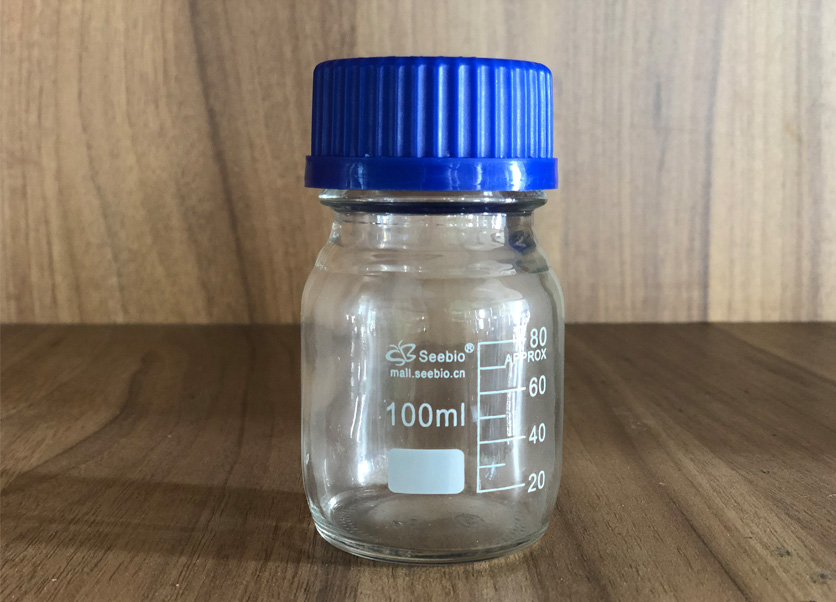 藍(lán)蓋試劑瓶，透明，100ml