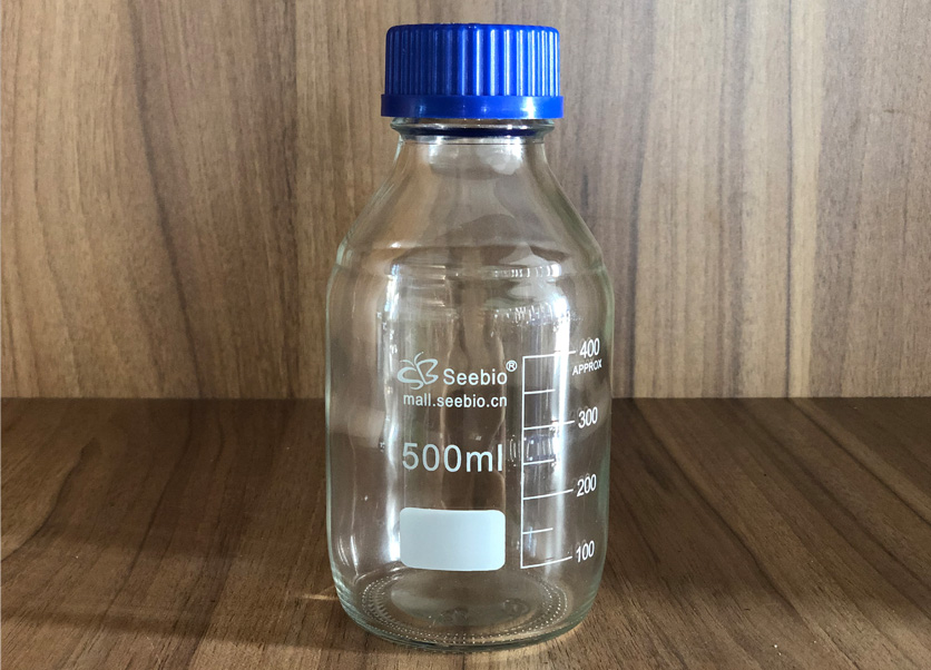 藍(lán)蓋試劑瓶，透明，500ml