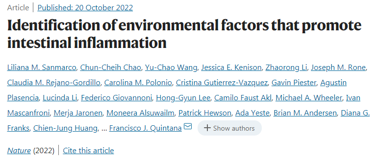影響IBD風(fēng)險(xiǎn)和嚴(yán)重程度的具體環(huán)境因素